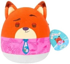 Jazwares - Squishmallows Cartoon Animation: Disney - Zootopia 2 - Nick Wilde (8 Inch) (SQZT00008)