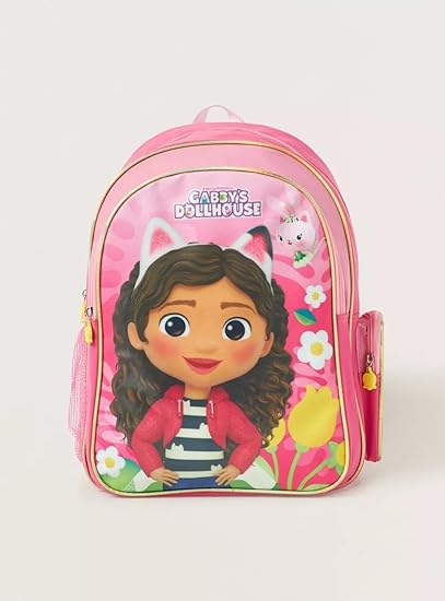 GABBY’S DOLLHOUSE BACKPACK COLOR & STYLE,W/5PCS WA 1.3 kg Kids Backpack School Use