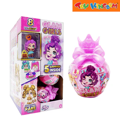 Cute Club Glam Girls Collectible brings stylish mini dolls with trendy outfits and accessories, perfect for imaginative fashion play.